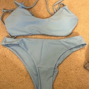 Shein baby blue bikini. Size M.  NWT